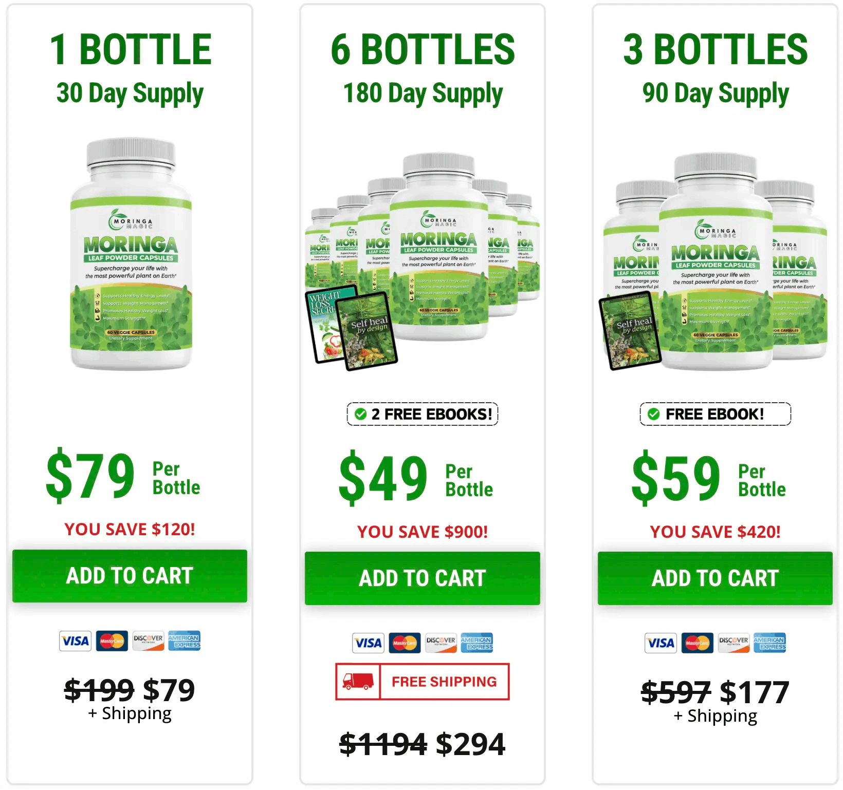 Moringa Magic pricing